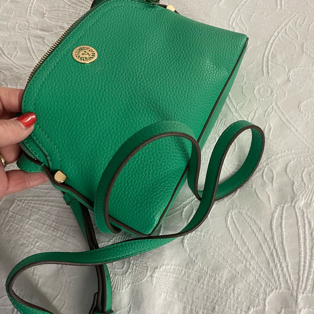 Green Leather Crossbody Bag